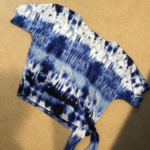 Blue Tie dye Blouse